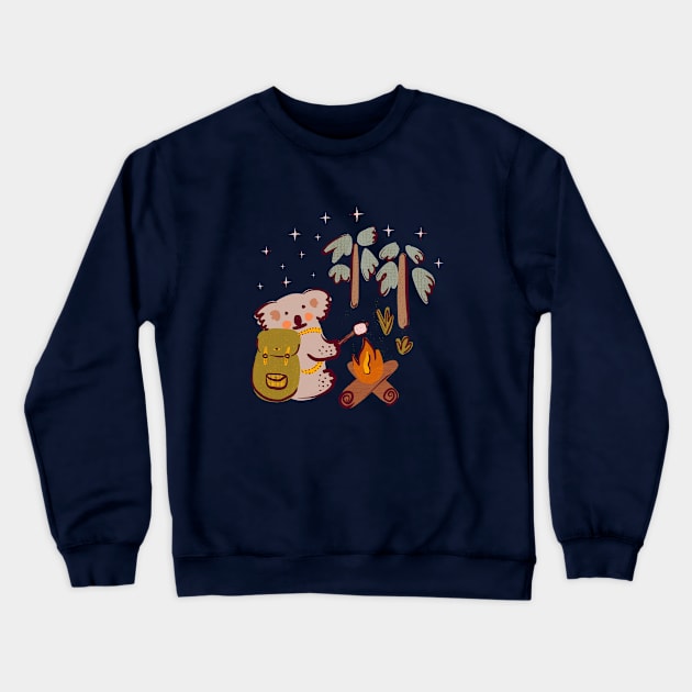 Marshmallow Koala Crewneck Sweatshirt by braveleopard